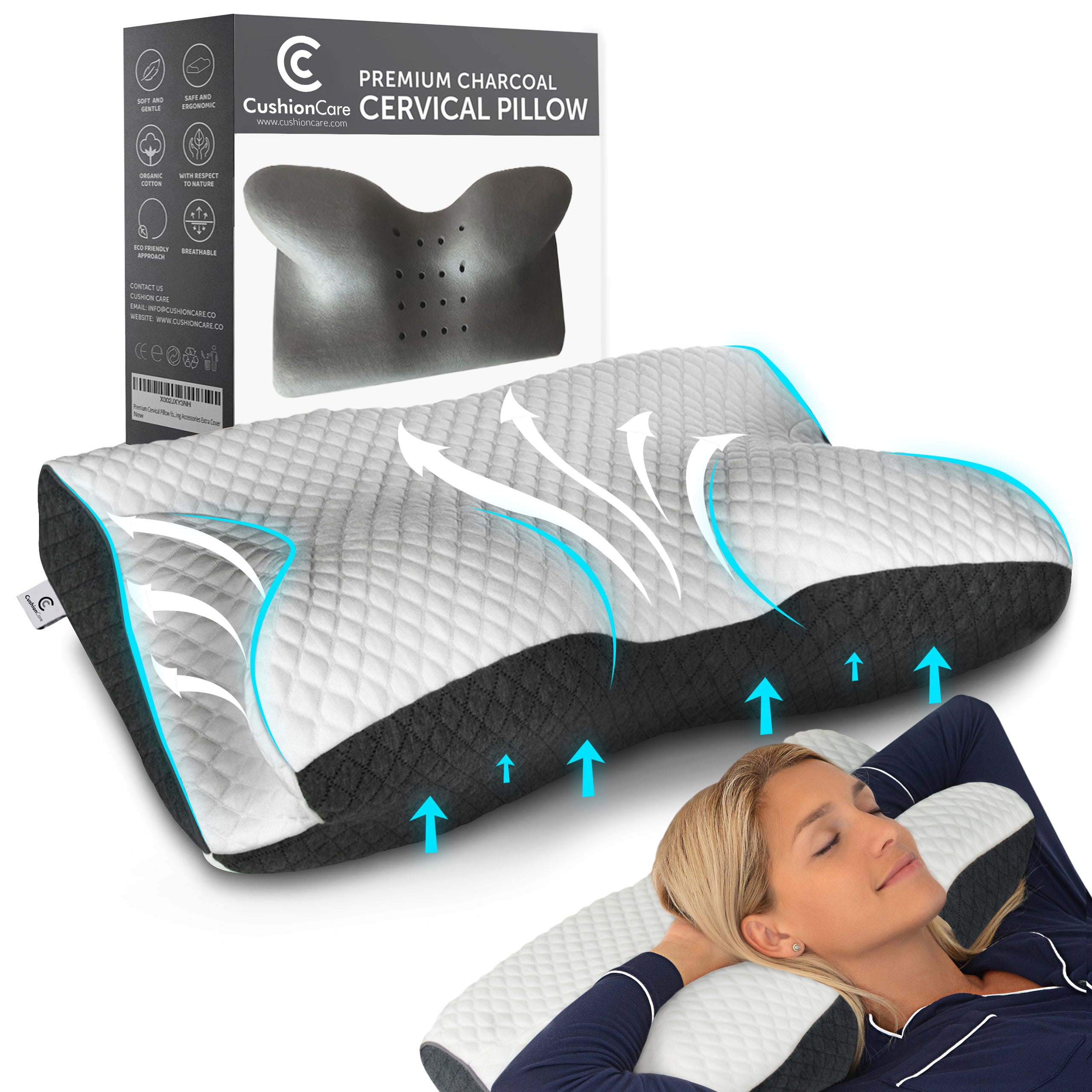 Bamboo pillow for neck pain hotsell